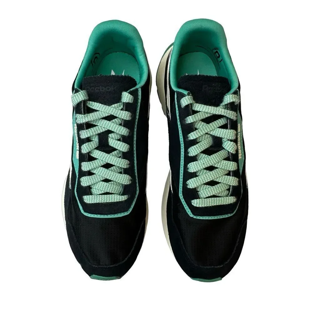 REEBOK Wmns Classic Leather Legacy AZ 'Black Future Teal' Size 8.5